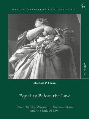 cover image of Equality Before the Law